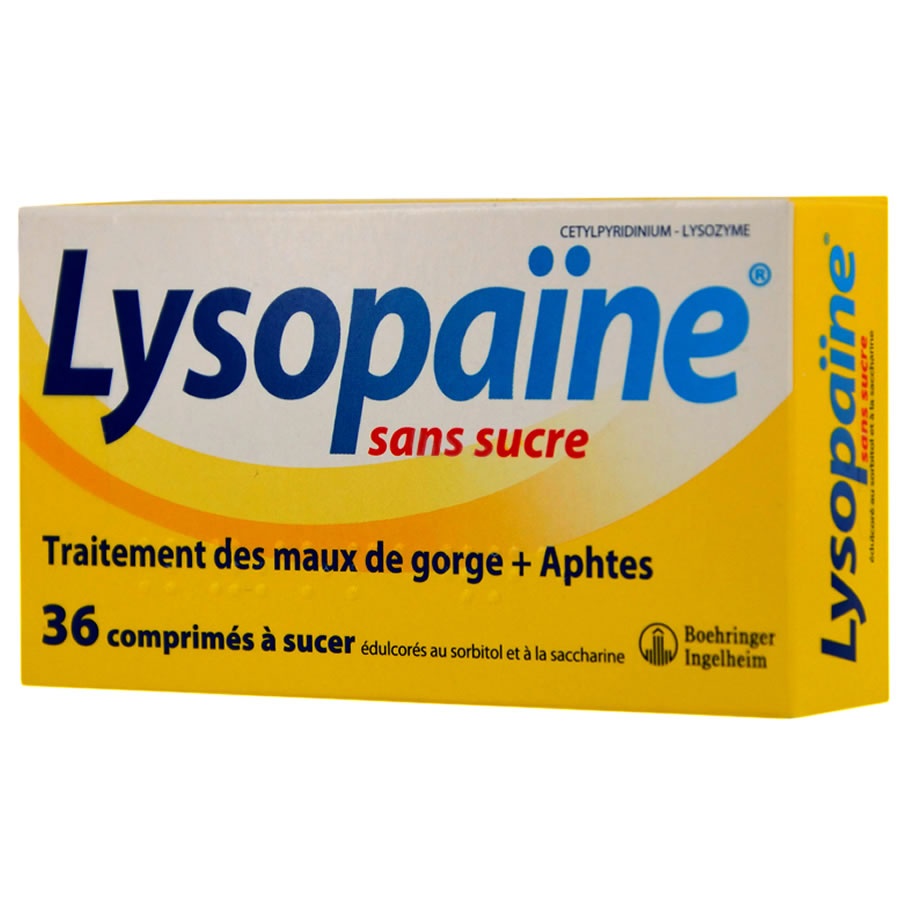image Lysopaïne pastilles